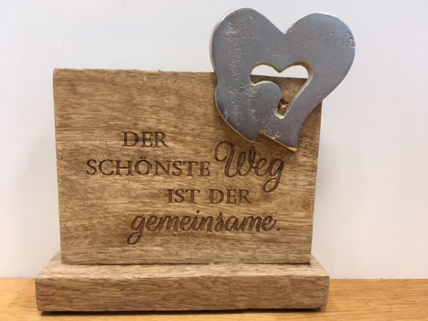 Artikelbild 1 des Artikels Holztafel mit Spruch