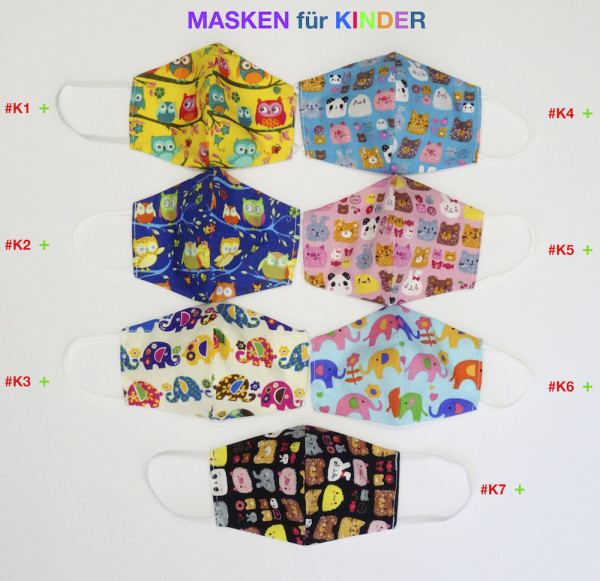 Artikelbild 1 des Artikels Kinder-Masken • Kauf 3 - Zahl 2