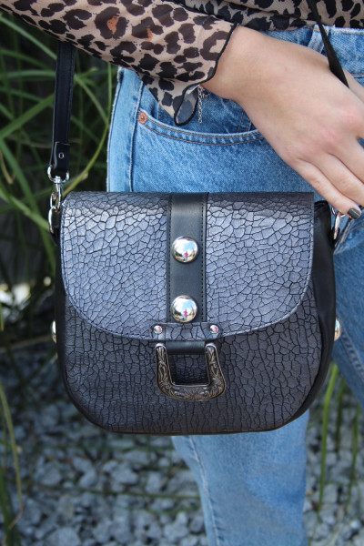 Artikelbild 1 des Artikels Saddle Bag Lederhandtasche Crossover