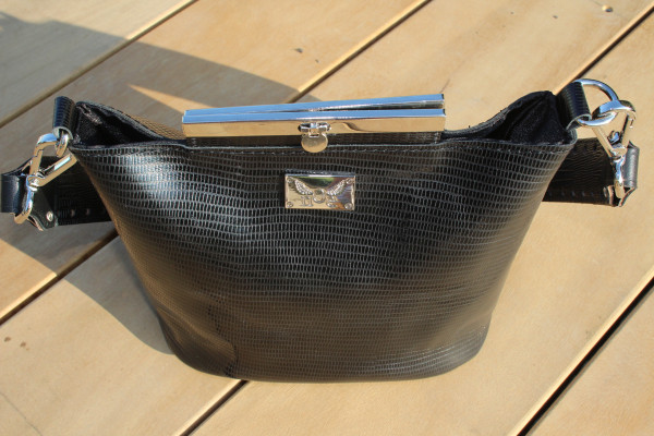 Artikelbild 1 des Artikels schwarze Lederhandtasche Damenhandtasche